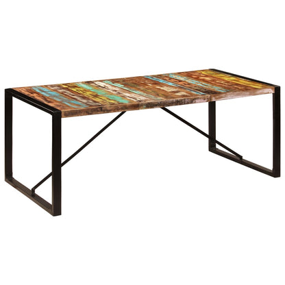 Jídelní Stůl 200 X 100 X 75 Cm Masivní Recyklované Dřevo