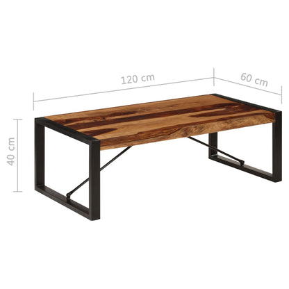 Konferenční Stolek 120 X 60 X 40 Cm Masivní Akácie