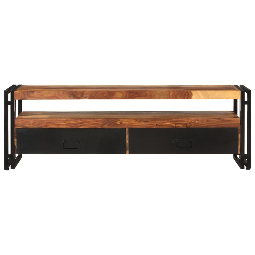 Tv Stolek 120 X 30 X 40 Cm Masivní Akáciové Dřevo