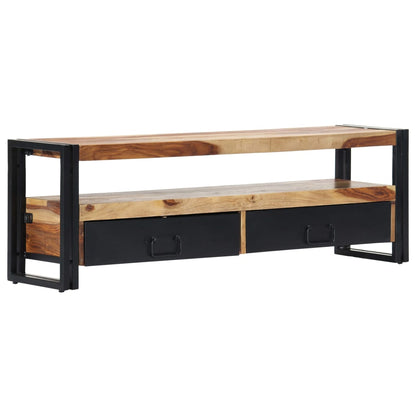 Tv Stolek 120 X 30 X 40 Cm Masivní Akáciové Dřevo