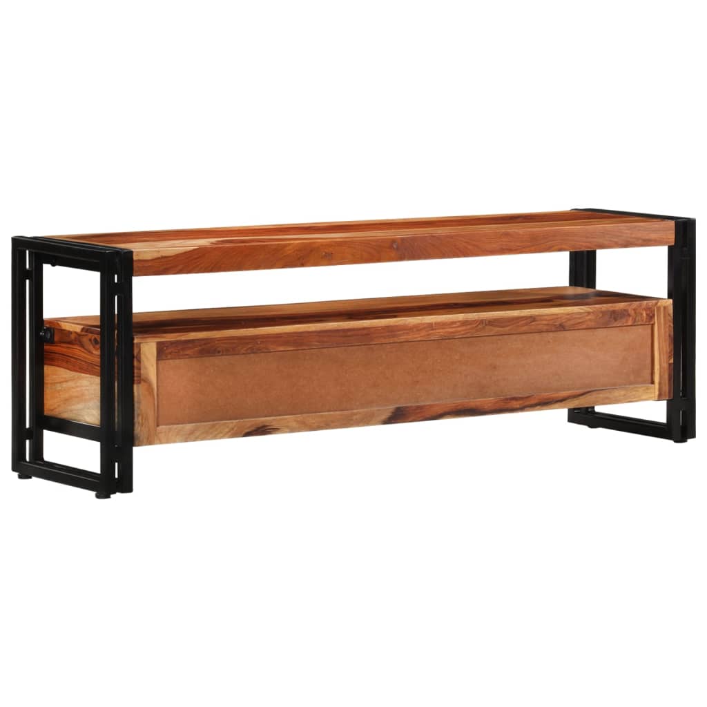 Tv Stolek 120 X 30 X 40 Cm Masivní Akáciové Dřevo