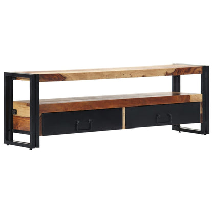 Tv Stolek 120 X 30 X 40 Cm Masivní Akáciové Dřevo