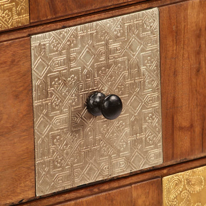 Komoda Se Zásuvkami Masivní Akáciové Dřevo