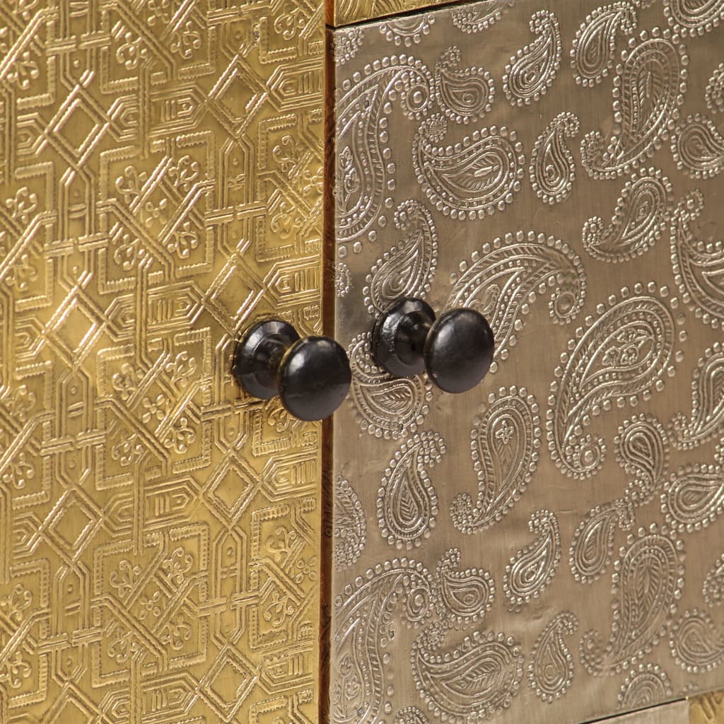 Příborník 80 X 35 X 75 Cm Masivní Akáciové Dřevo