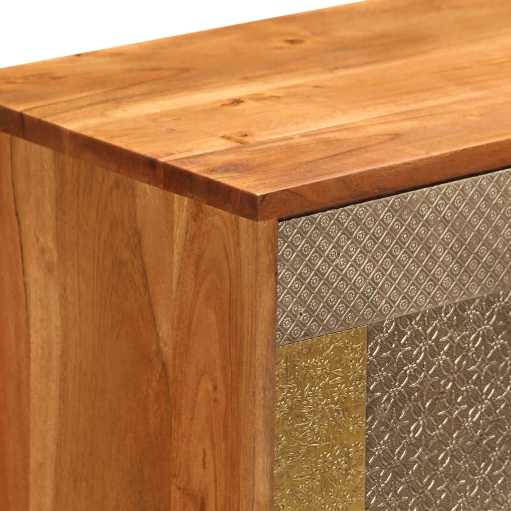 Příborník 80 X 35 X 75 Cm Masivní Akáciové Dřevo