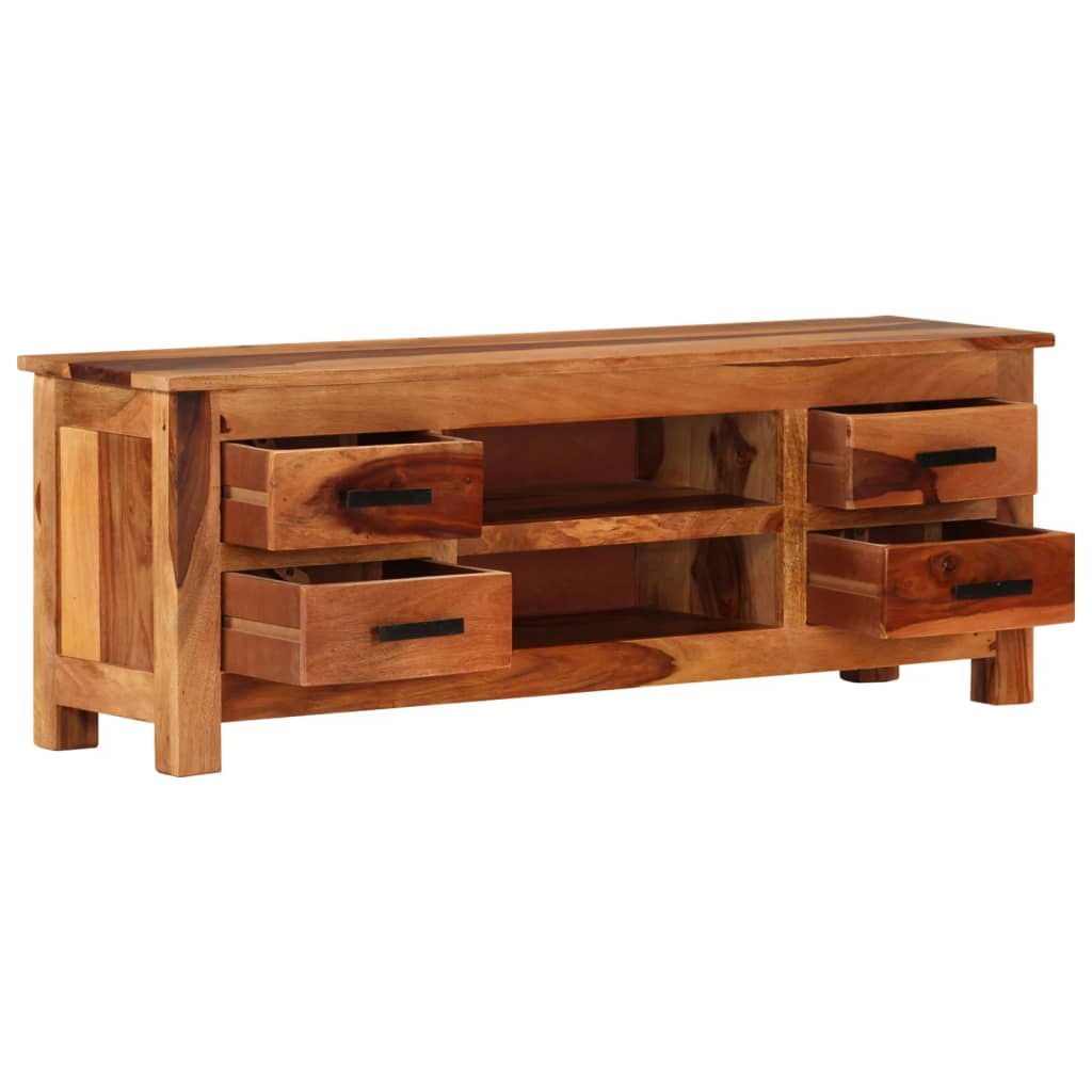 Tv Stolek 110 X 30 X 40 Cm Masivní Dřevo