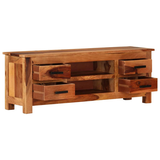Tv Stolek 110 X 30 X 40 Cm Masivní Dřevo