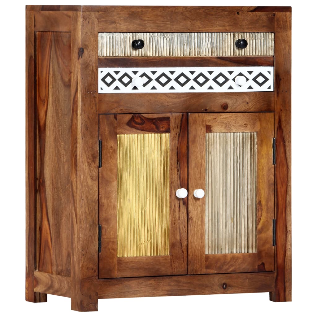 Odkládací Skříňka 60 X 30 X 75 Cm Masivní Sheeshamové Dřevo