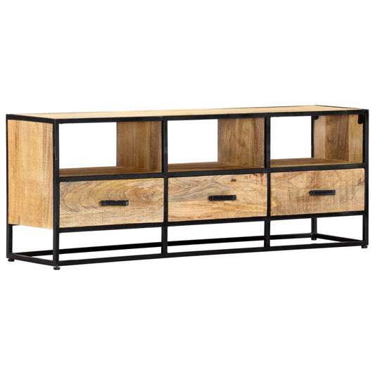 Tv Stolek 120 X 30 X 45 Cm Masivní Mangovníkové Dřevo