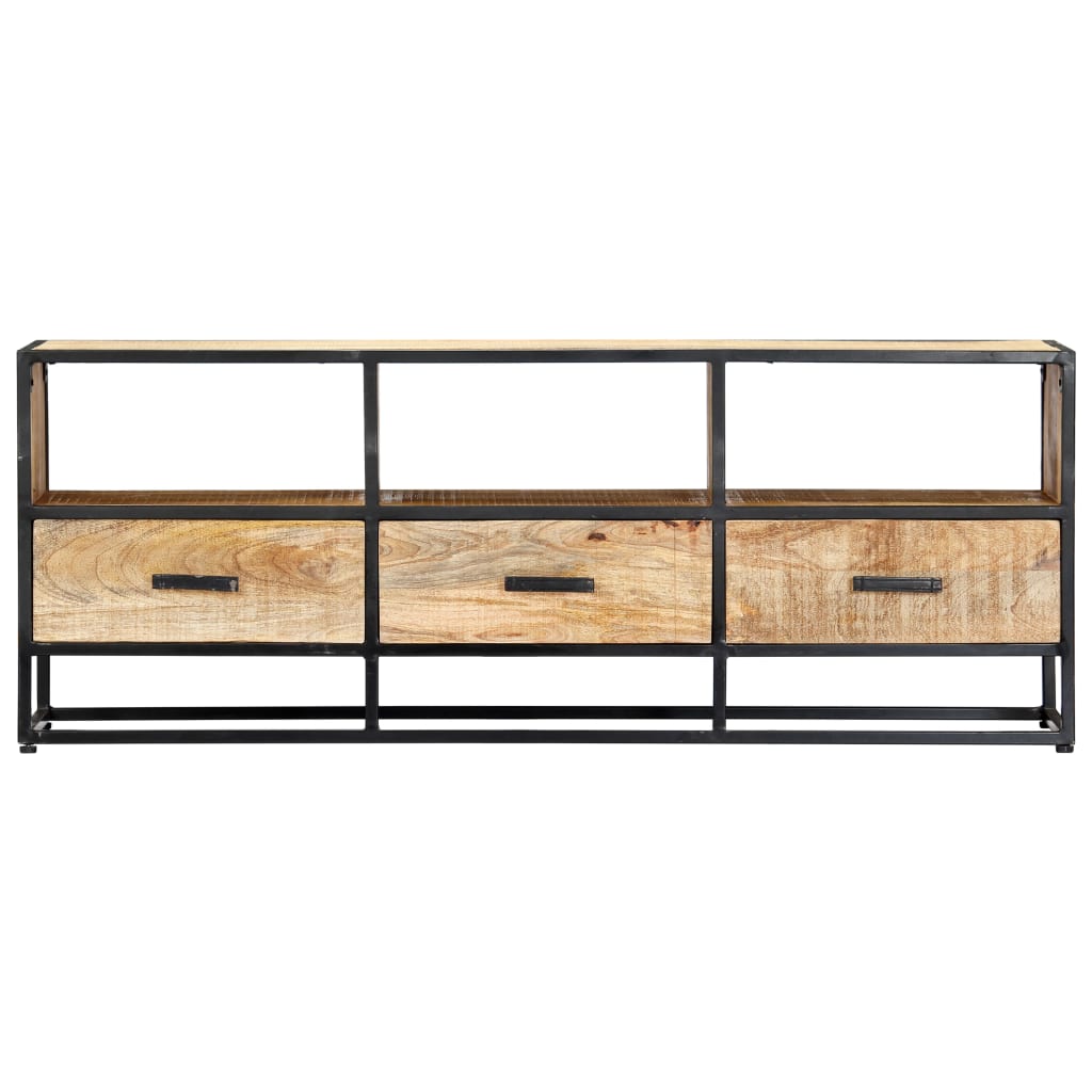 Tv Stolek 120 X 30 X 45 Cm Masivní Mangovníkové Dřevo