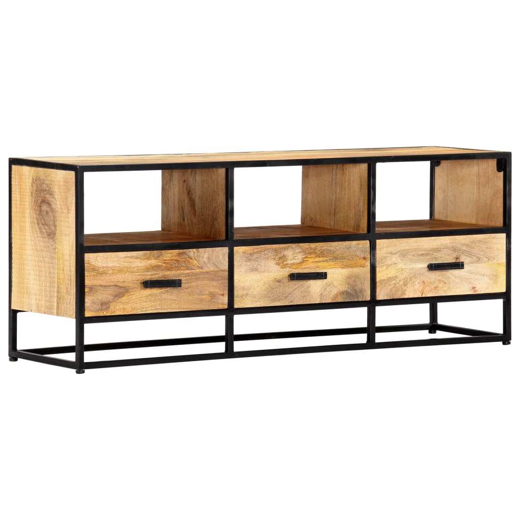 Tv Stolek 120 X 30 X 45 Cm Masivní Mangovníkové Dřevo