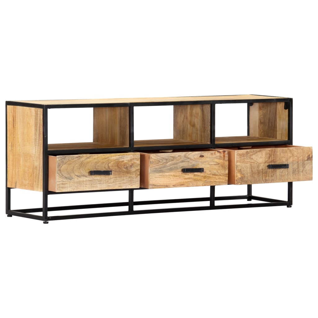 Tv Stolek 120 X 30 X 45 Cm Masivní Mangovníkové Dřevo
