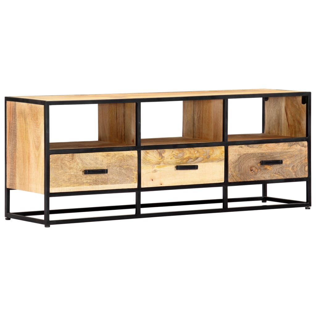 Tv Stolek 120 X 30 X 45 Cm Masivní Mangovníkové Dřevo