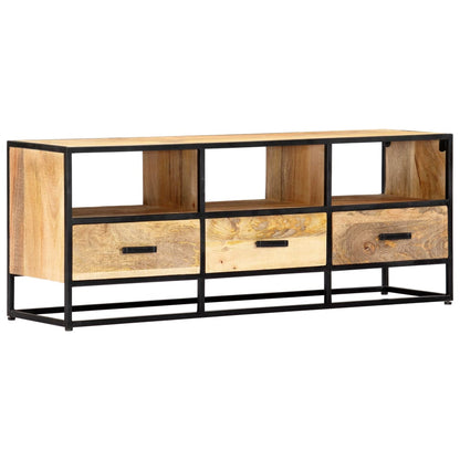 Tv Stolek 120 X 30 X 45 Cm Masivní Mangovníkové Dřevo