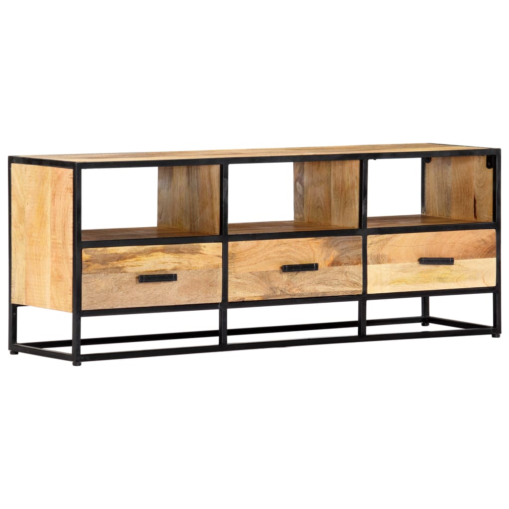 Tv Stolek 120 X 30 X 45 Cm Masivní Mangovníkové Dřevo