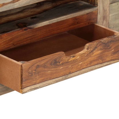 Příborník Šedý 100 X 30 X 50 Cm Masivní Sheeshamové Dřevo