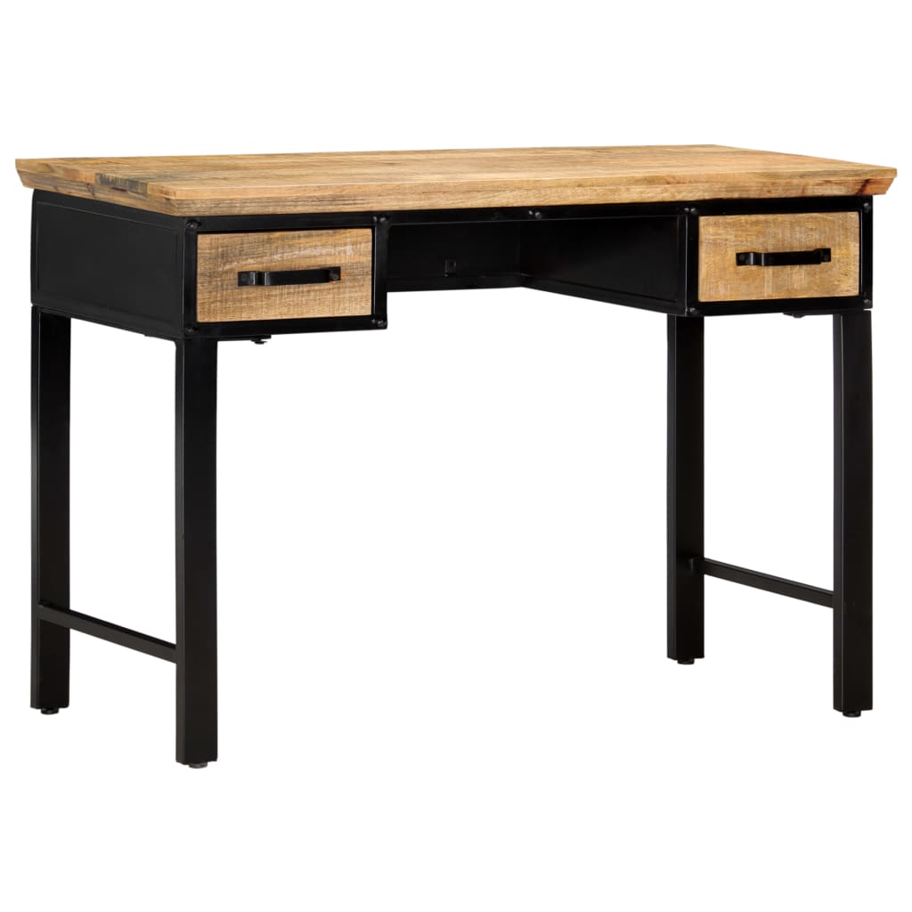Psací Stůl 110 X 50 X 76 Cm Masivní Mangovníkové Dřevo