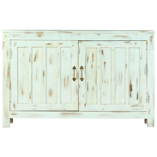 Příborník Světle Modrý 110X35X70 Cm Masivní Mangovníkové Dřevo