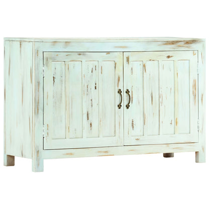 Příborník Světle Modrý 110X35X70 Cm Masivní Mangovníkové Dřevo