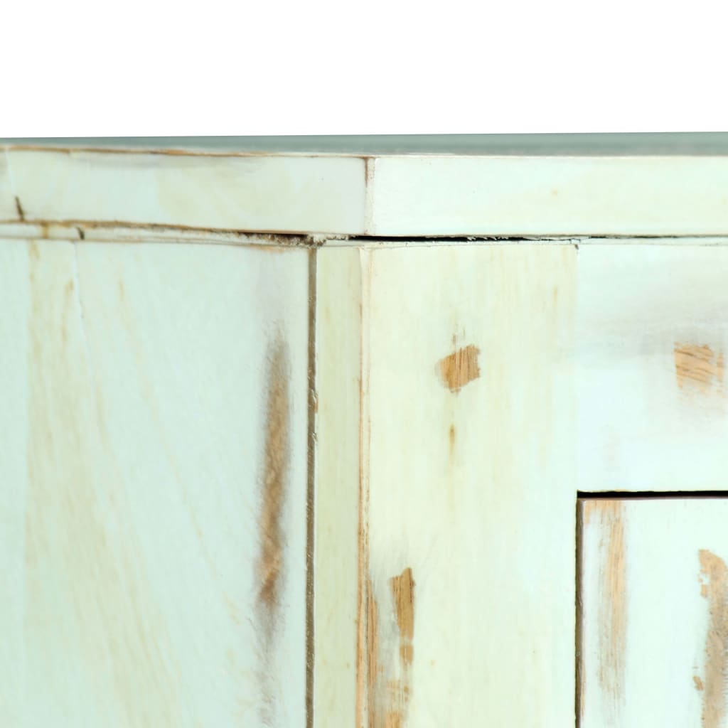 Příborník Světle Modrý 110X35X70 Cm Masivní Mangovníkové Dřevo