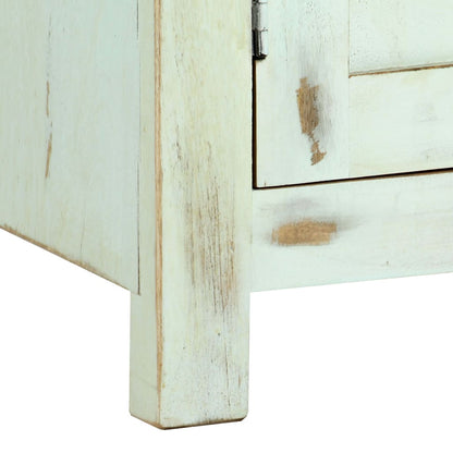 Příborník Světle Modrý 110X35X70 Cm Masivní Mangovníkové Dřevo