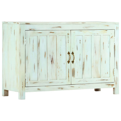 Příborník Světle Modrý 110X35X70 Cm Masivní Mangovníkové Dřevo