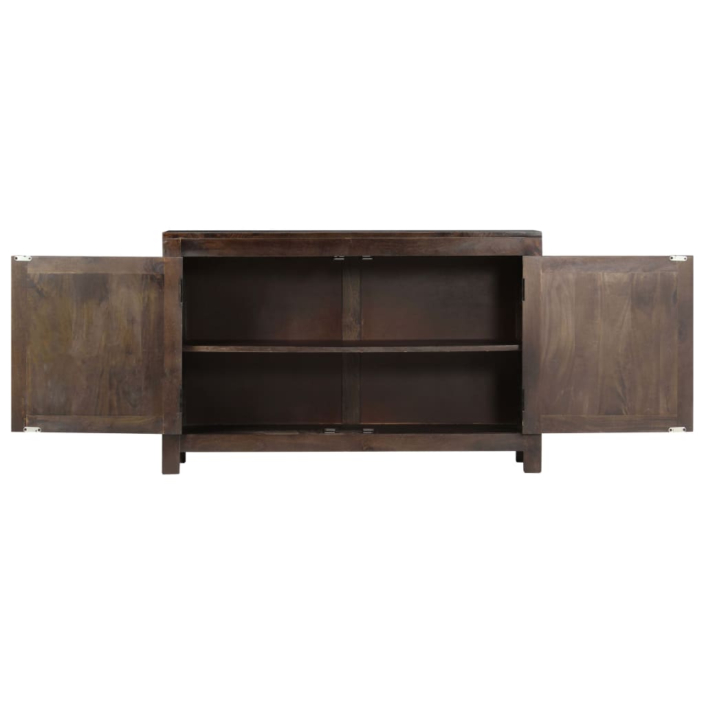 Příborník Vyřezávaný Design 110 X 35 X 70 Cm Masivní Mangovník