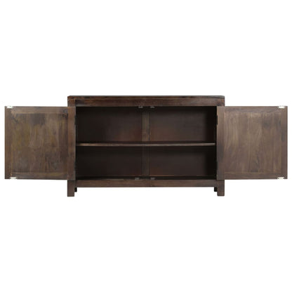 Příborník Vyřezávaný Design 110 X 35 X 70 Cm Masivní Mangovník