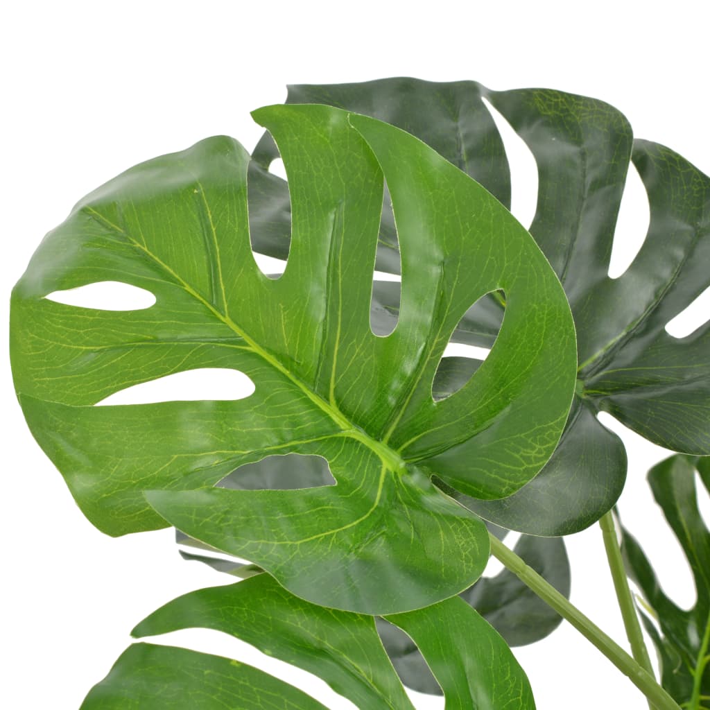 Umělá Rostlina Monstera S Květináčem Zelená 100 Cm