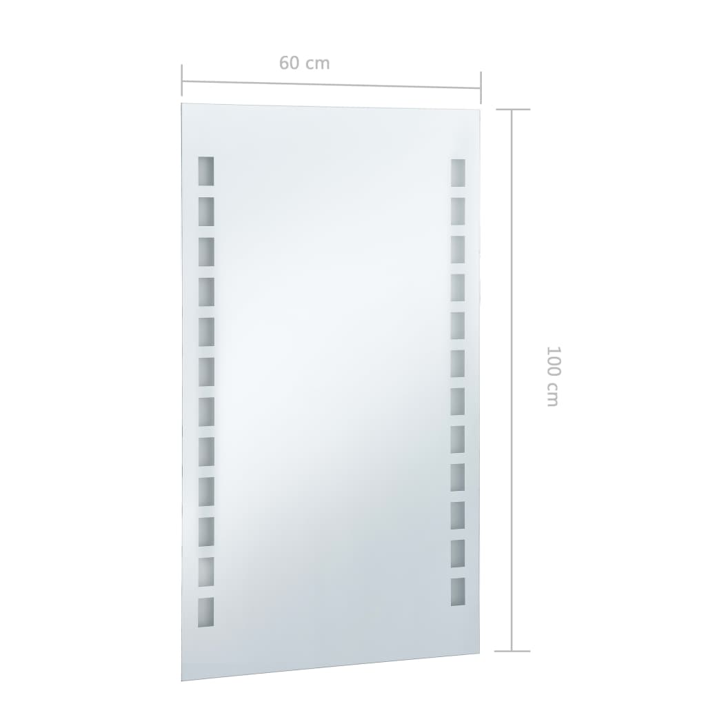 Koupelnové Nástěnné Zrcadlo S Led Osvětlením