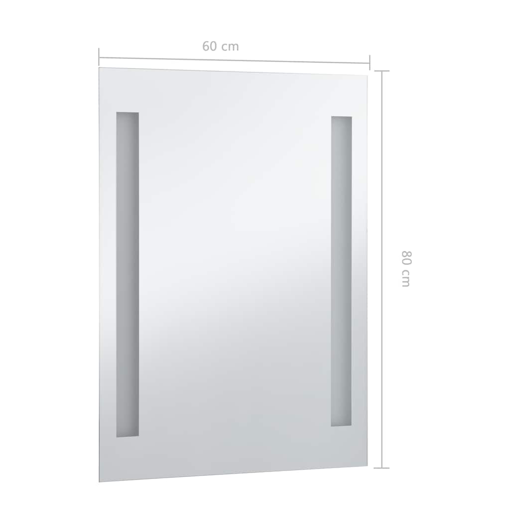 Koupelnové Nástěnné Zrcadlo S Led Osvětlením