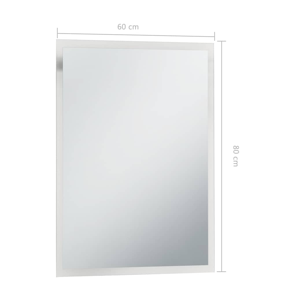 Koupelnové Nástěnné Zrcadlo S Led Osvětlením