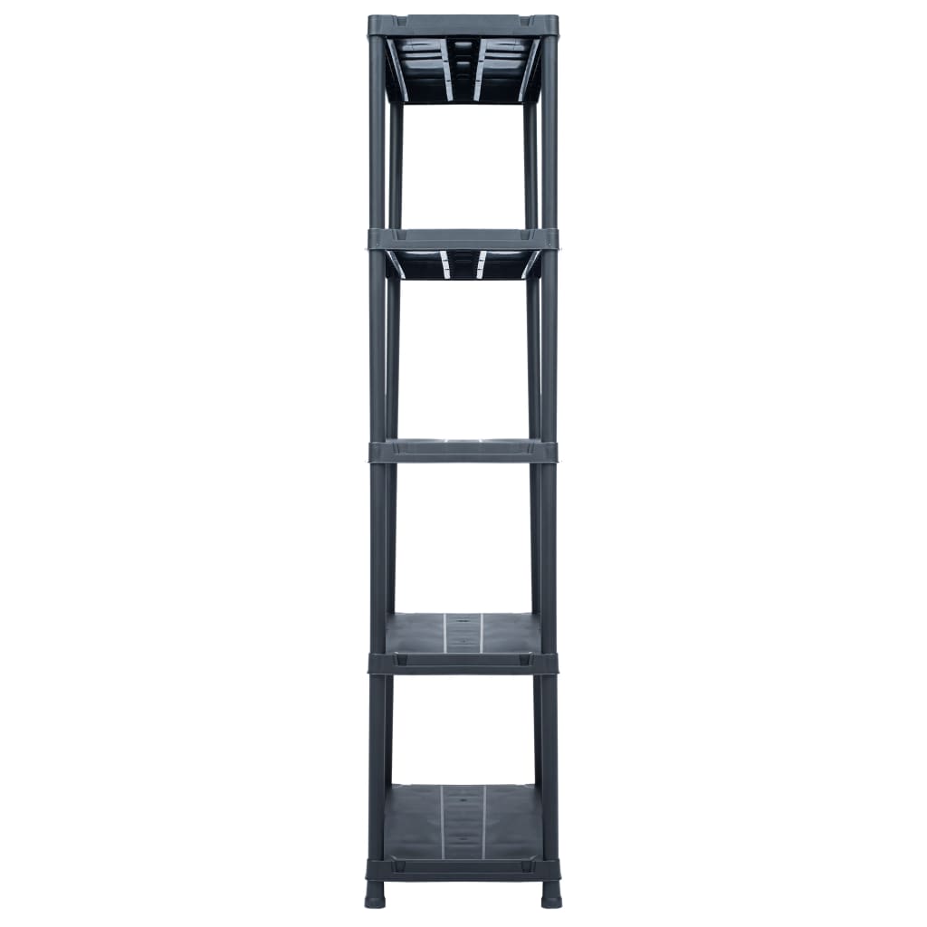 Skladový Regál Černý 500 Kg Plastový
