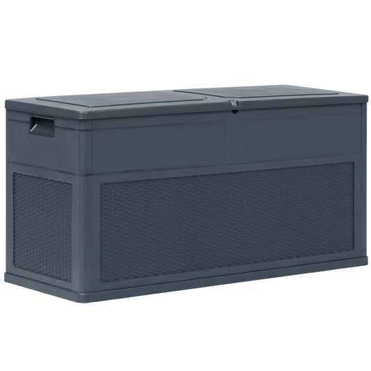 Zahradní Úložný Box 320 L Antracitový