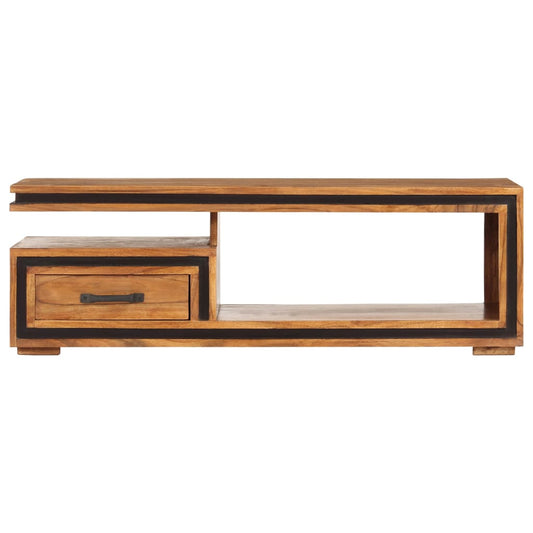 Konferenční Stolek 100 X 45 X 33 Cm Masivní Akáciové Dřevo