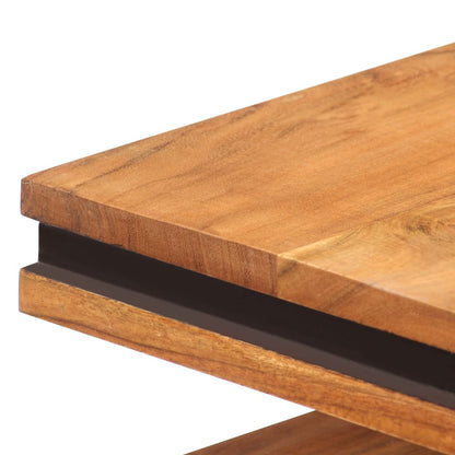 Konferenční Stolek 100 X 45 X 33 Cm Masivní Akáciové Dřevo