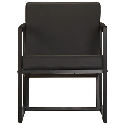 Křeslo Černé Pravá Kůže