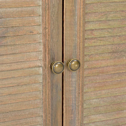 Příborník Bílý 60 X 30 X 80 Cm Masivní Dřevo