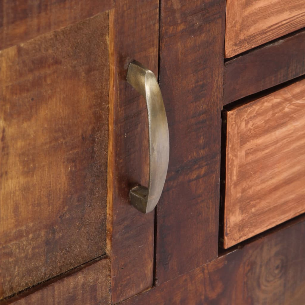 Příborník 118 X 30 X 75 Cm Masivní Mangovníkové Dřevo