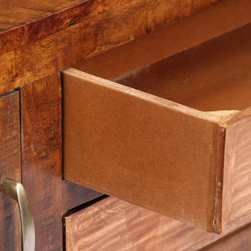 Příborník 118 X 30 X 75 Cm Masivní Mangovníkové Dřevo