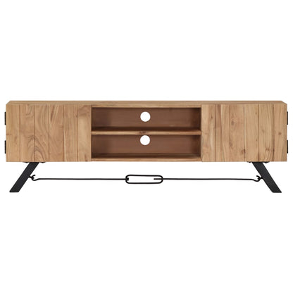 Tv Stolek 140 X 30 X 45 Cm Masivní Akáciové Dřevo