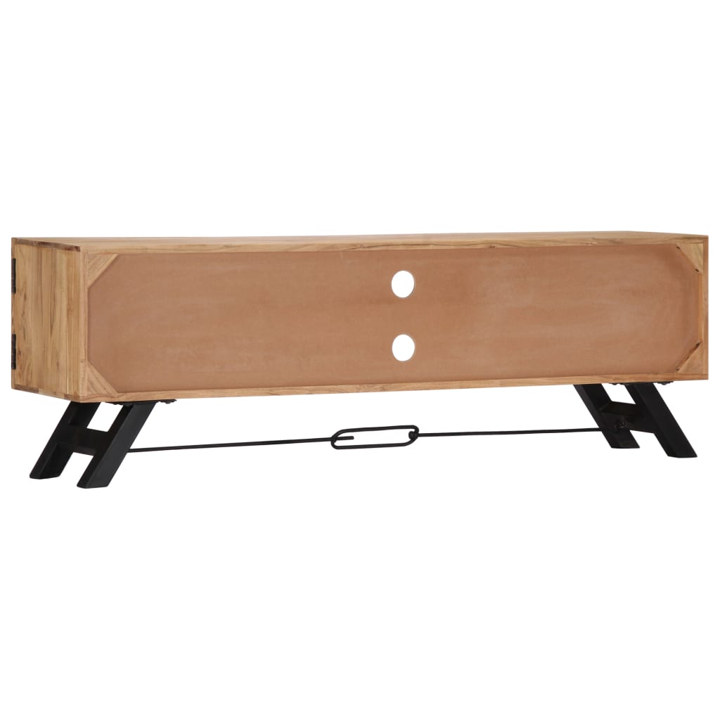 Tv Stolek 140 X 30 X 45 Cm Masivní Akáciové Dřevo