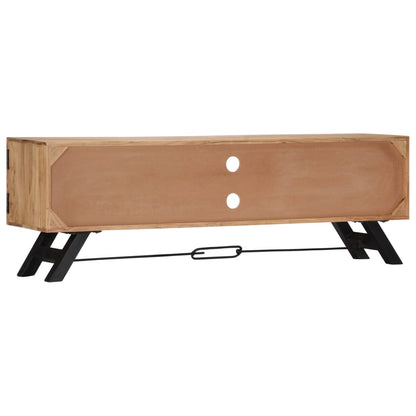 Tv Stolek 140 X 30 X 45 Cm Masivní Akáciové Dřevo