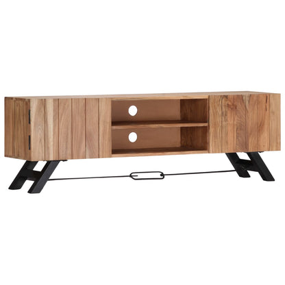 Tv Stolek 140 X 30 X 45 Cm Masivní Akáciové Dřevo