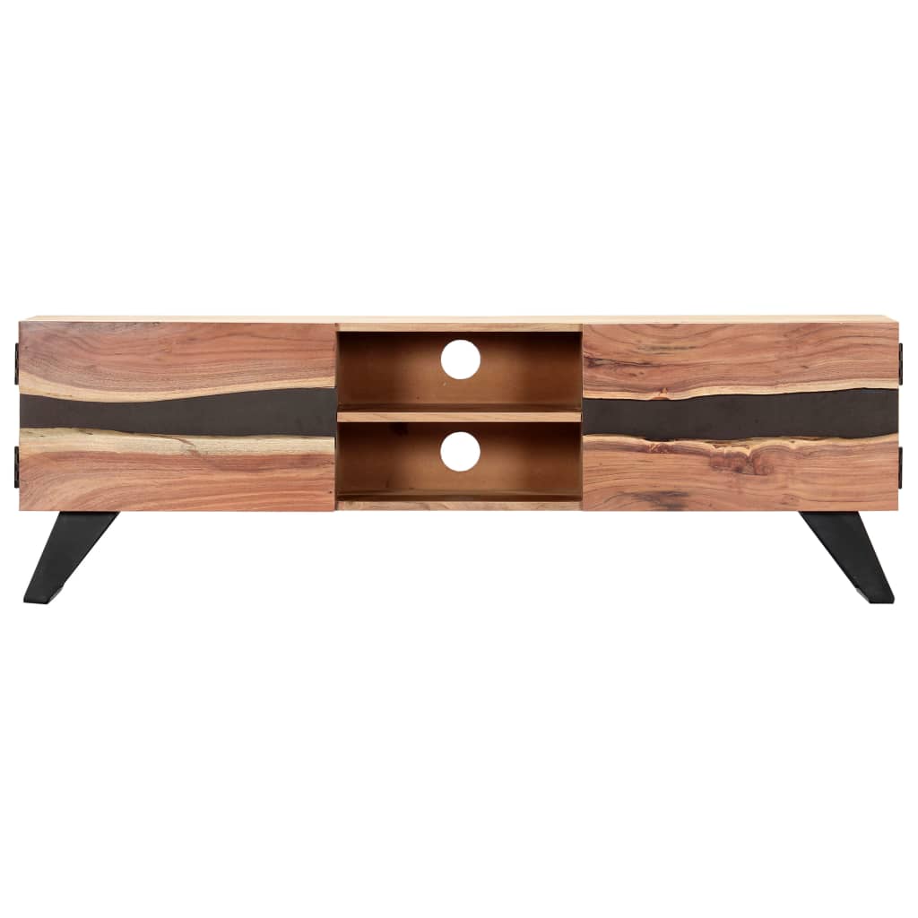 Tv Stolek 140 X 30 X 45 Cm Masivní Akáciové Dřevo