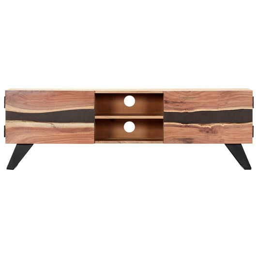 Tv Stolek 140 X 30 X 45 Cm Masivní Akáciové Dřevo