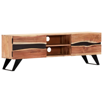 Tv Stolek 140 X 30 X 45 Cm Masivní Akáciové Dřevo