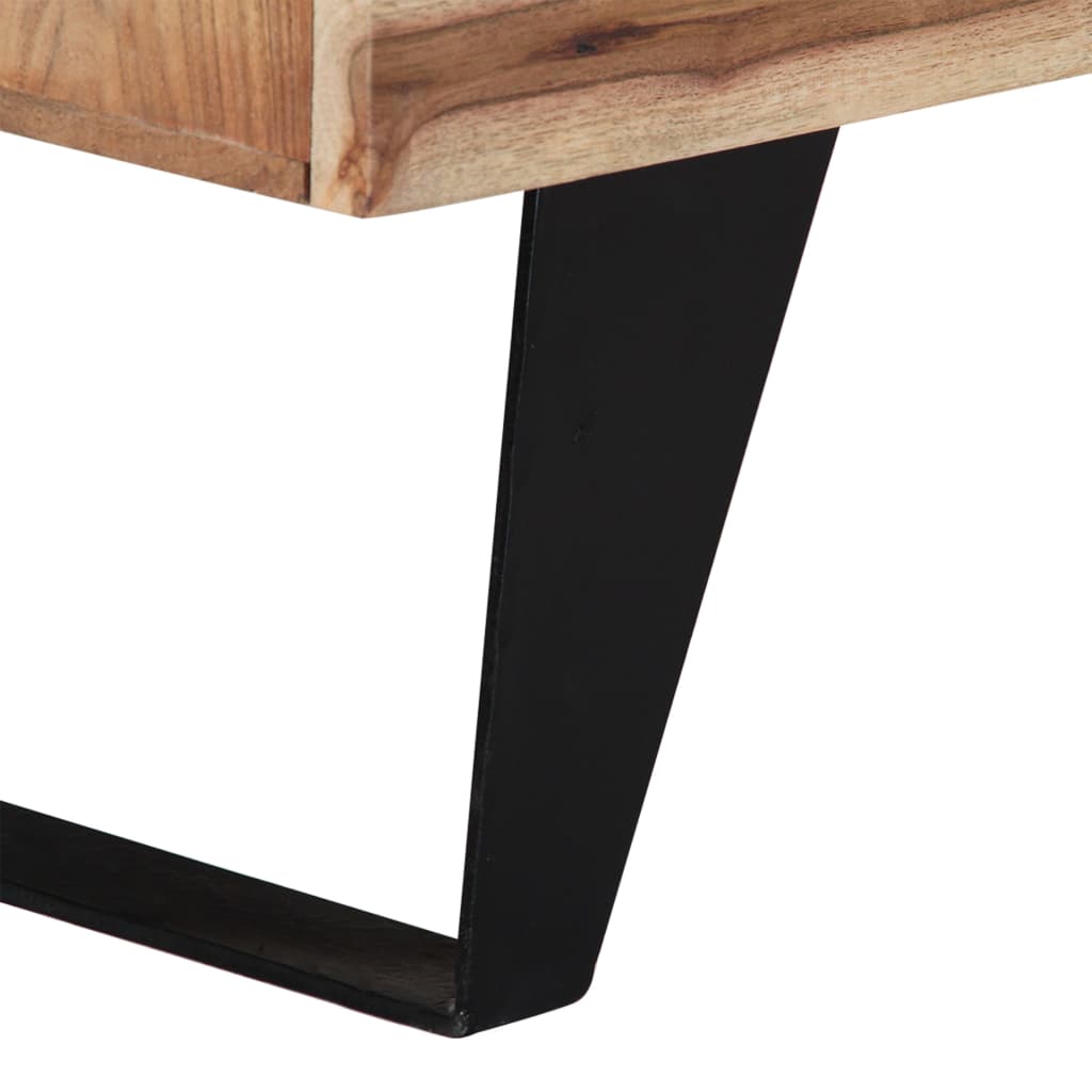 Příborník 150 X 40 X 79 Cm Masivní Akáciové Dřevo