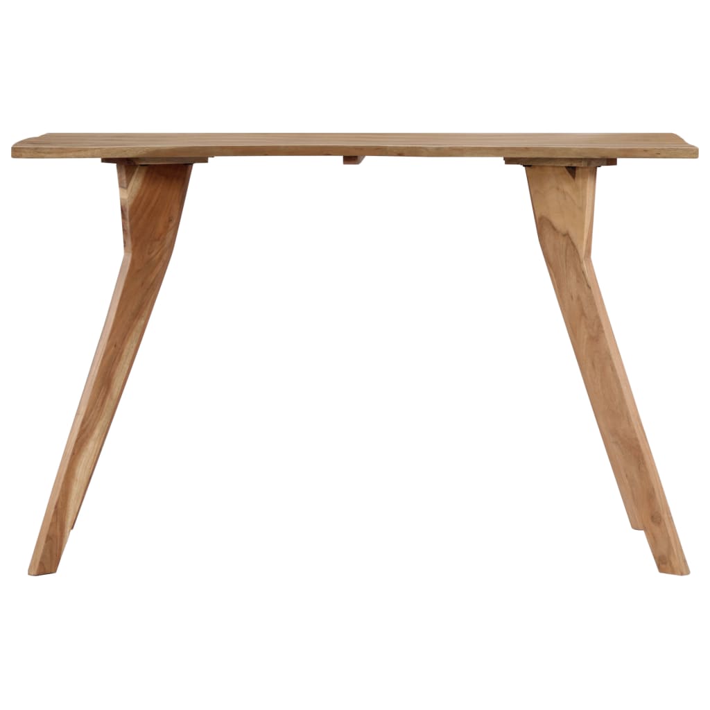 Jídelní Stůl 120 X 58 X 76 Cm Masivní Akáciové Dřevo