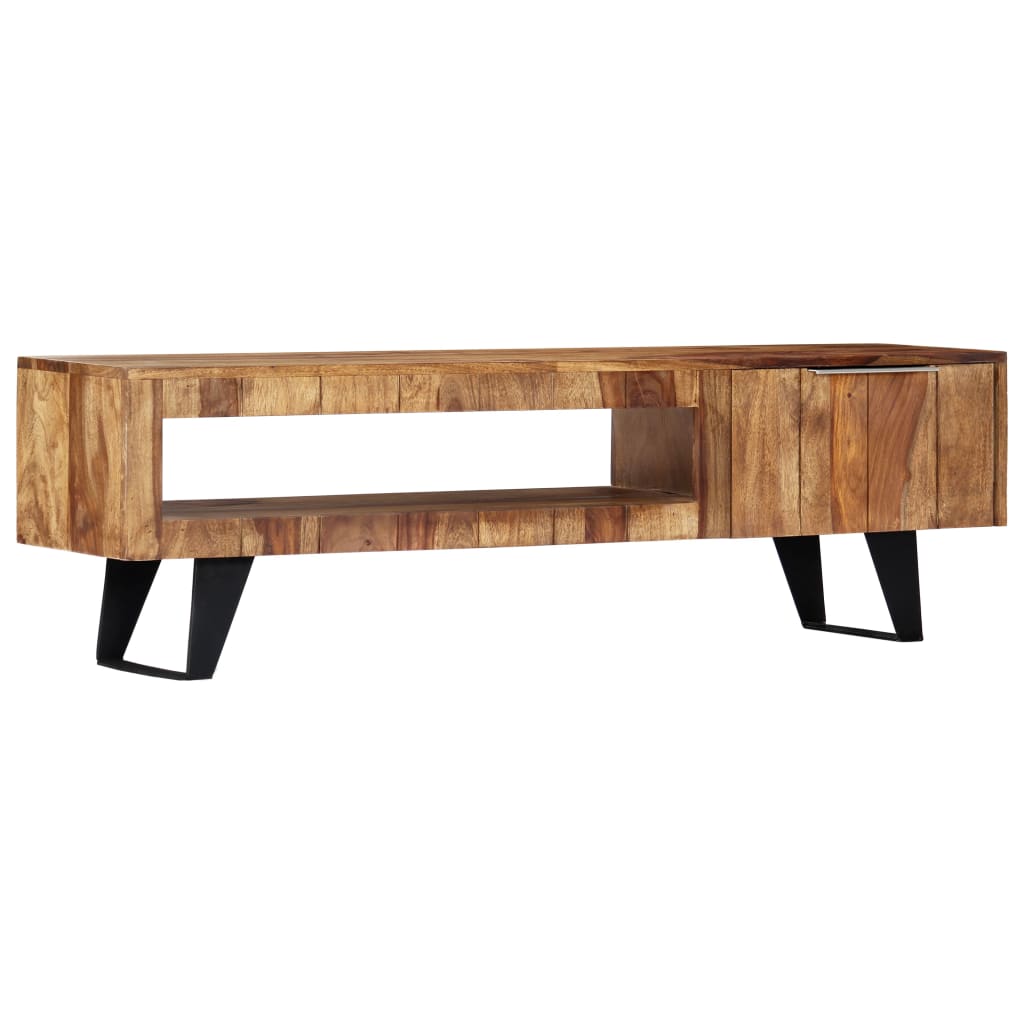 Tv Stolek 140 X 30 X 40 Cm Masivní Sheeshamové Dřevo